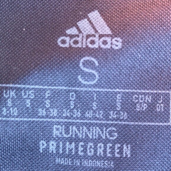 Adidas Running Primegreen Hi Waisted 7/8 Leggings Aeroready Blue + Gray Sz S NWT - Picture 9 of 14